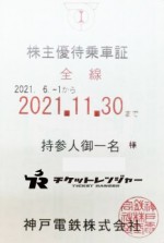 神戸電鉄株主優待券 全線乗車証 定期 冊子 の買取ならチケットレンジャー